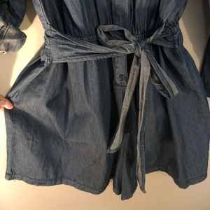 So cute!!! Lightweight jean romper-NWOT